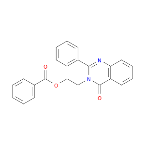 4(3H)-Quinazolinone, 3-[2-(benzoyloxy)ethyl]-2-phenyl-