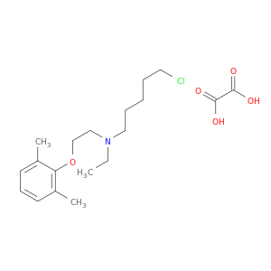 5-CHLORO-N-ETHYL-N-(2-(2,6-XYLYLOXY)ETHYL)-1-PENTYLAMINE OXALATE