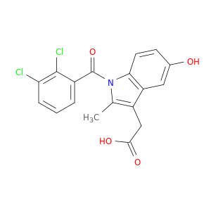 1H-Indole-3-acetic acid, 1-(2,3-dichlorobenzoyl)-5-hydroxy-2-methyl-