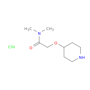 N,N-dimethyl-2-(piperidin-4-yloxy)acetamide hydrochloride