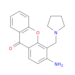 3-AMINO-4-PYRROLIDINYLMETHYLXANTHEN-9-ONE