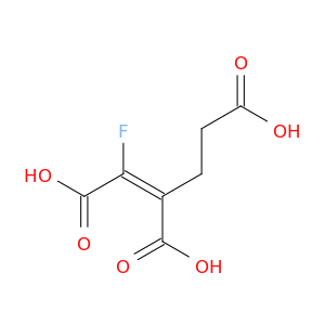 1-Butene-1,2,4-tricarboxylic acid, 1-fluoro-, (E)-