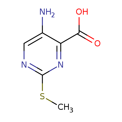 5-氨基-2-(甲硫基)-4-嘧啶羧酸