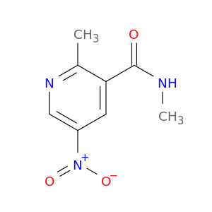 3-Pyridinecarboxamide, N,2-dimethyl-5-nitro-
