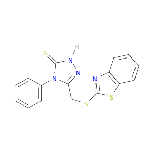 5-((Benzo[d]thiazol-2-ylthio)methyl)-4-phenyl-4H-1,2,4-triazole-3-thiol