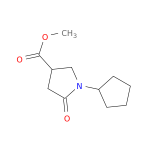1-Cyclopentyl-5-Oxo-3-Pyrrolidinecarboxylic Acid Methyl Ester