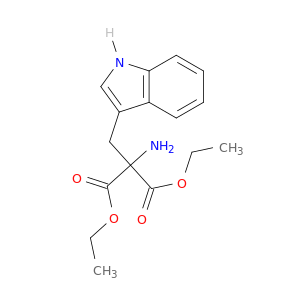 Propanedioic acid, amino(1H-indol-3-ylmethyl)-, diethyl ester