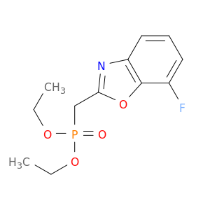 Phosphonic acid, [(7-fluoro-2-benzoxazolyl)methyl]-, diethyl ester