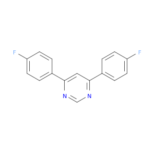 Pyrimidine, 4,6-bis(4-fluorophenyl)-