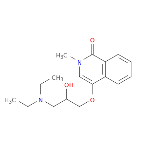 4-[3-(二乙基氨基)-2-羟丙氧基]-2-甲基-1(2H)-喹啉酮