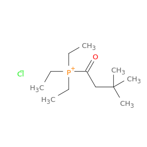 Phosphonium, (3,3-dimethyl-1-oxobutyl)triethyl-, chloride