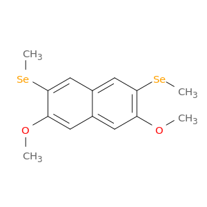 Naphthalene,2,7-dimethoxy-3,6-bis(methylseleno)-