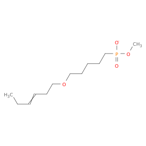 Phosphonic acid, [5-(3-hexenyloxy)pentyl]-, monomethyl ester