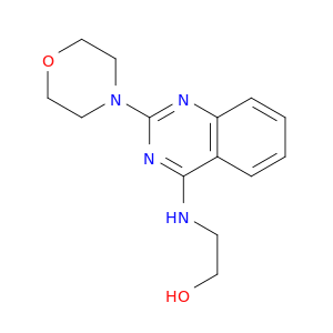 Ethanol, 2-[[2-(4-morpholinyl)-4-quinazolinyl]amino]-