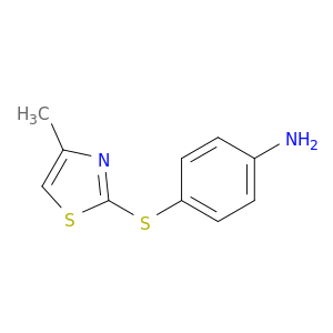 4-[(4-Methyl-1,3-thiazol-2-yl)sulfanyl]aniline