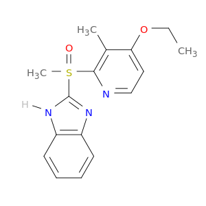 2-[(4-ETHOXY-3-METHYL-2-PYRIDINYL)-METHYLSULFINYL]-BENZIMIDAZOLE