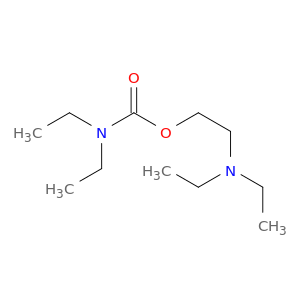 Carbamic acid,diethyl-, 2-(diethylamino)ethyl ester (6CI,7CI,8CI,9CI)
