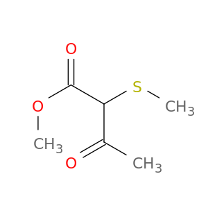 Butanoic acid, 2-(methylthio)-3-oxo-, methyl ester