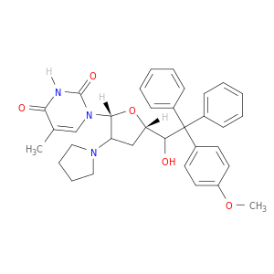 2'-PYRROLIDIN-1-YL-5'-(4-METHOXYTRITYL)-3'-DEOXYTHYMIDINE