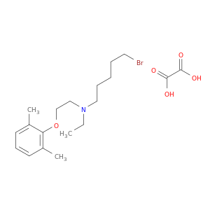 5-BROMO-N-ETHYL-N-(2-(2,6-XYLYLOXY)ETHYL)-1-PENTYLAMINE OXALATE