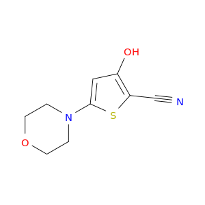 2-Thiophenecarbonitrile, 3-hydroxy-5-(4-morpholinyl)-