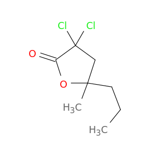 2(3H)-Furanone, 3,3-dichlorodihydro-5-methyl-5-propyl-