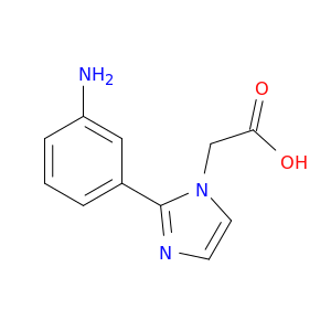 2-[2-(3-aminophenyl)-1H-imidazol-1-yl]acetic acid