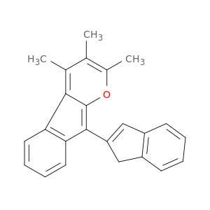 Indeno[2,1-b]pyran, 9-(1H-inden-2-yl)-2,3,4-trimethyl-