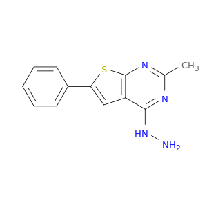 4-Hydrazinyl-2-methyl-6-phenylthieno[2,3-d]pyrimidine