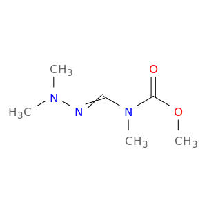 Carbamic acid, [(dimethylamino)iminomethyl]methyl-, methyl ester