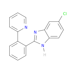 1H-Benzimidazole, 5-chloro-2-[2-(2-pyridinyl)phenyl]-