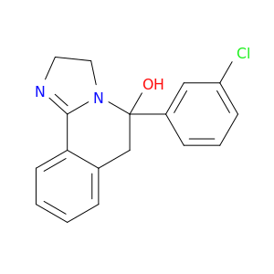 Imidazo[2,1-a]isoquinolin-5-ol,5-(3-chlorophenyl)-2,3,5,6-tetrahydro-