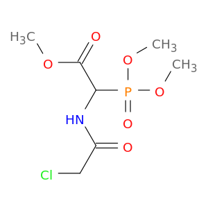 Acetic acid, [(chloroacetyl)amino](dimethoxyphosphinyl)-, methyl ester