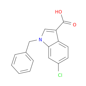 1H-Indole-3-carboxylic acid, 6-chloro-1-(phenylmethyl)-