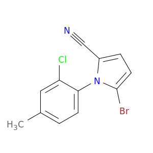 5-Bromo-1-(2-chloro-4-methylphenyl)-1H-pyrrole-2-carbonitrile