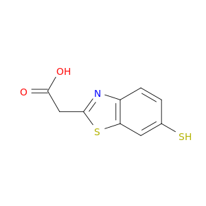 2-Benzothiazoleaceticacid, 6-mercapto-