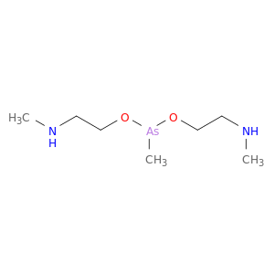 Arsonous acid, methyl-, bis[2-(methylamino)ethyl] ester