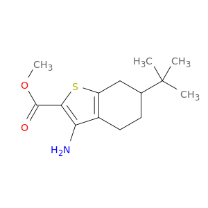 Methyl 3-Amino-6-tert-butyl-4,5,6,7-tetrahydro-1-benzothiophene-2-carboxylate