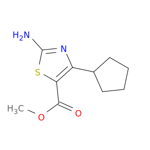methyl 2-amino-4-cyclopentyl-1,3-thiazole-5-carboxylate