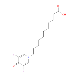 1(4H)-Pyridineundecanoicacid, 3,5-diiodo-4-oxo-