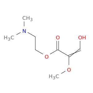 2-Propenoic acid, 3-hydroxy-2-methoxy-, 2-(dimethylamino)ethyl ester