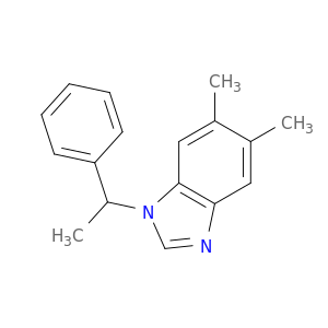 5,6-Dimethyl-1-(1-phenylethyl)-1H-1,3-benzodiazole