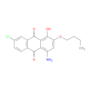 9,10-Anthracenedione, 4-amino-2-butoxy-7-chloro-1-hydroxy-