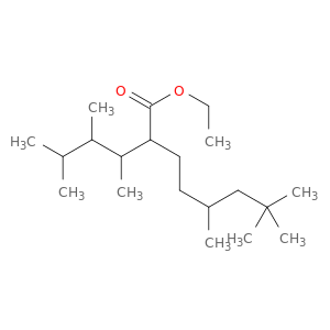 Octanoic acid, 5,7,7-trimethyl-2-(1,2,3-trimethylbutyl)-, ethyl ester