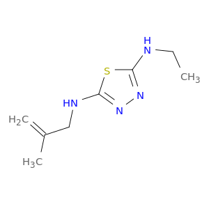 1,3,4-Thiadiazole-2,5-diamine, N-ethyl-N'-(2-methyl-2-propenyl)-