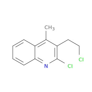 Quinoline, 2-chloro-3-(2-chloroethyl)-4-methyl-