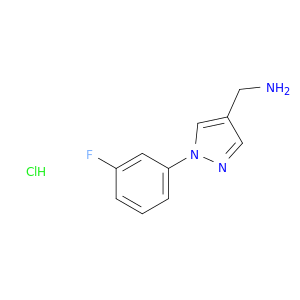 1H-吡唑-4-甲烷胺,1-(3-氟苯基)-,盐酸盐(1：1)