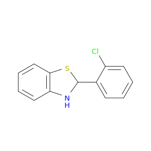 2-(2-chlorophenyl)-2,3-dihydro-1,3-benzothiazole