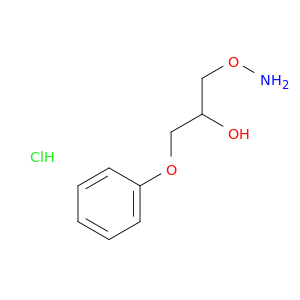 2-Propanol, 1-(aminooxy)-3-phenoxy-, hydrochloride