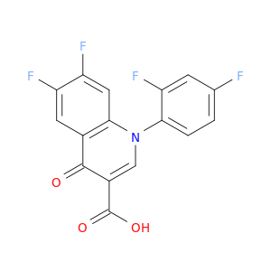 1-(2,4-二氟苯基)-6,7-二氟-1,4-二氢-4-氧代-3-喹啉羧酸